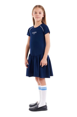 Jersey logo haljina od mješavine viskoze