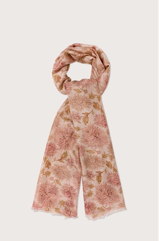 Svileni šal s uzorkom