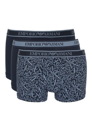 Paket od 3 para bokserica s logo obrubom