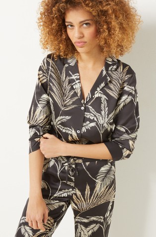 Nuri satenski gornji dio pidžame s uzorkom