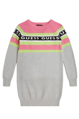 Pletena haljina s prugastim detaljem