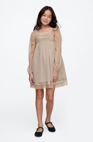 Haljina od tila dugih rukava za djevojčice