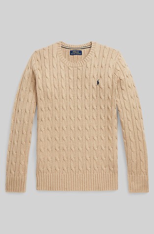 Strukturirano pleten pamučni pulover