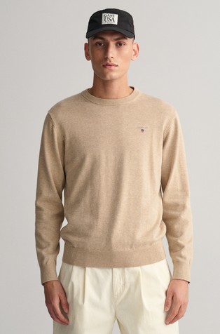 Classic Cotton Crew Neck Sweater