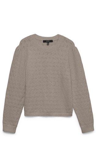 VMDOFFY Openwork stitch pullover