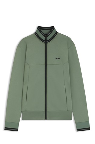 Pulover od mješavine pamuka s kontrastnim obrubima