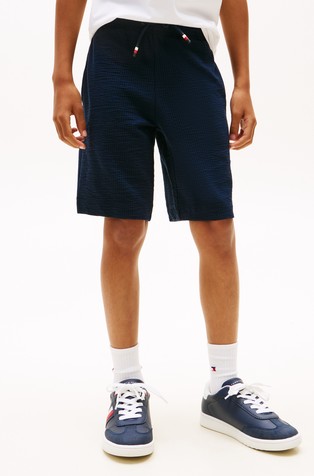 Jersey Seersucker Sweat Shorts