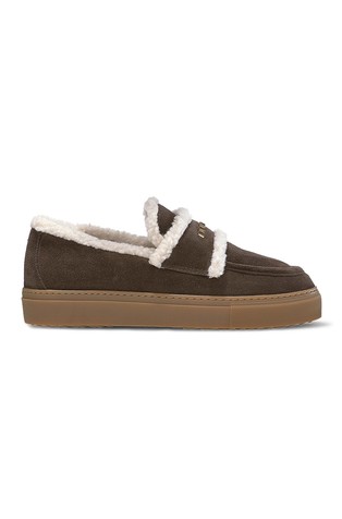 Shearling loafer cipele od brušene kože