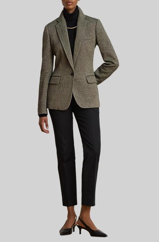 Stretch Cotton Slim Straight Pant