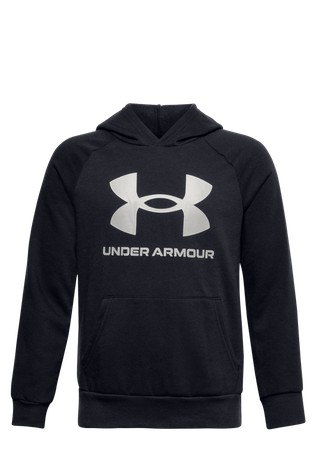 UA Rival Fleece logo pulover s kapuljačom za dječake