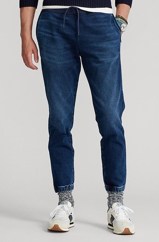 Slim tapered fit jogger jeans hlače