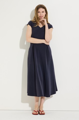 Short sleeve midi dress