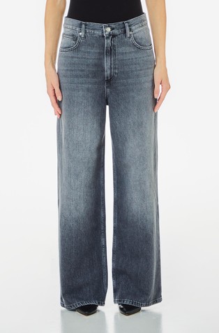 Zvonaste pamučne jeans hlače