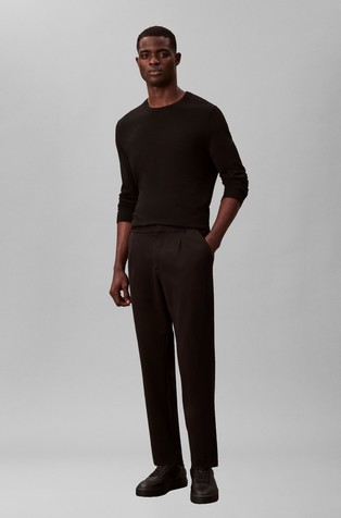 Slim fit chino hlače od mješavine viskoze