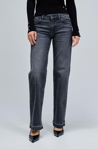 Straight fit jeans hlače s niskim strukom