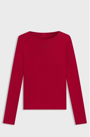 Stretch long-sleeved tee