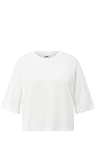 Cropped pamučna majica kratkih rukava