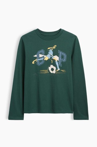 Gap logo majica dugih rukava za dječake