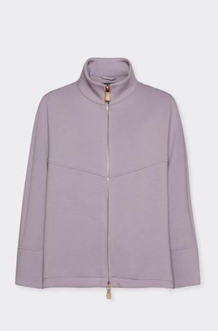 Široka jakna od scuba tkanine