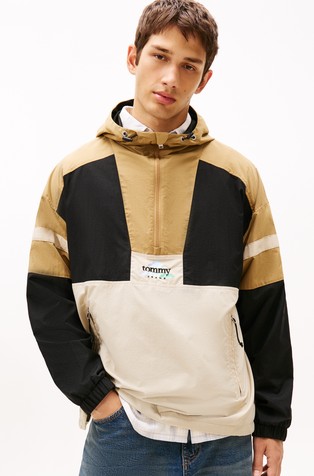 Water-repellent Ripstop Loose Popover Jacket