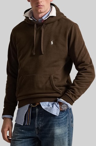 Pulover s kapuljačom i frotirnom unutrašnjošću