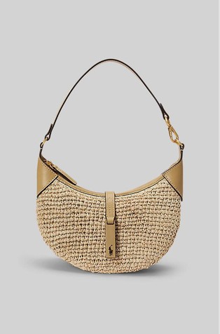 Polo ID Raffia Mini Shoulder Bag