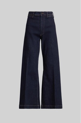 Flared High-waist Jeans