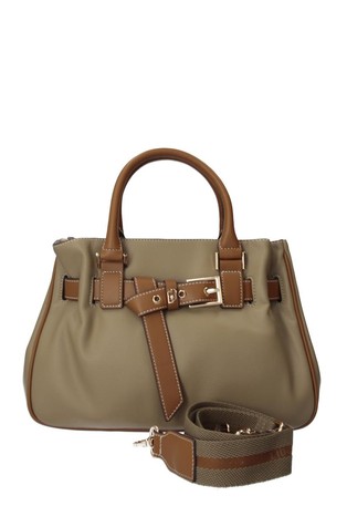 Bag with decorative strap