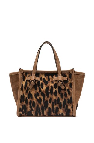 Marcella Lynx manja tote torba s leopard uzorkom