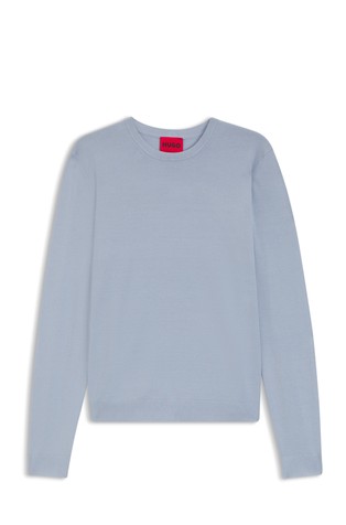 Slim fit pleten pulover od mješavine viskoze