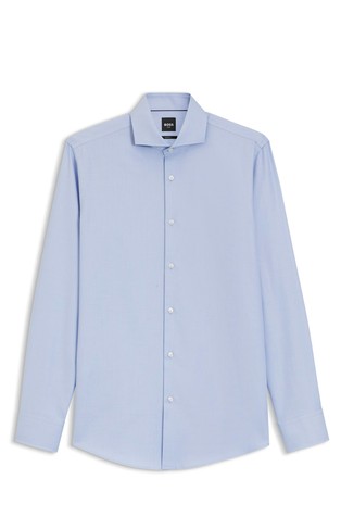 Slim fit košulja od strukturiranog pamuka