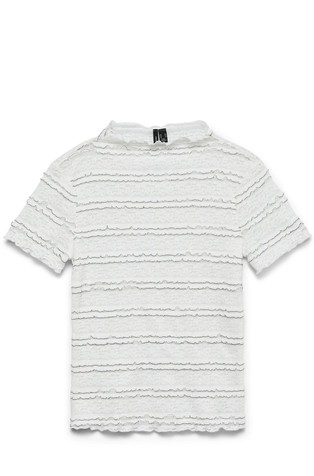 VMABIGAIL majica od čipke s volančićima