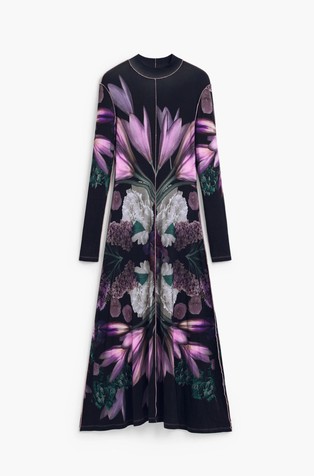 Duga haljina s cvjetnim printom