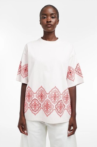 TSEMMA oversized fit majica s vezom