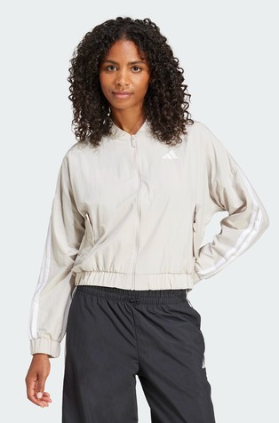 Essentials 3-Stripes Woven Bomber Jacket