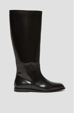 Leather riding boots