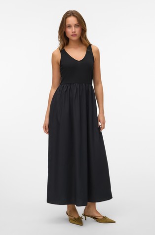 VMVALLY Long dress with bow on the back