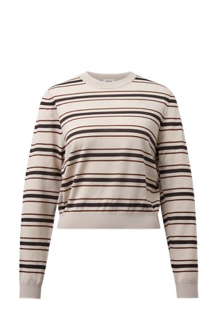 Striped jumper in wool-blend