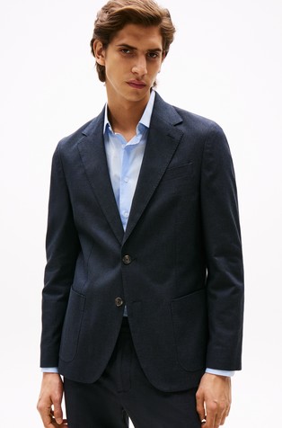 Teksturiran sako s jednorednim kopčanjem