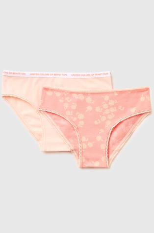 Two underwear in stretch cotton
