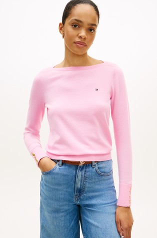 Pleten pulover od mješavine pamuka