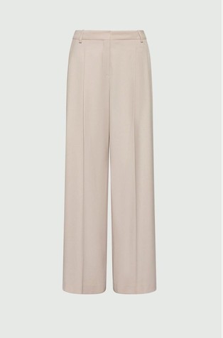 Široke hlače od mješavine s viskozom