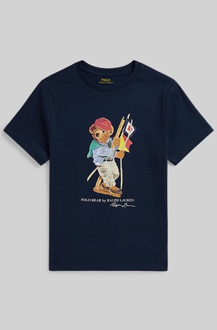 Polo Bear Cotton Jersey Tee