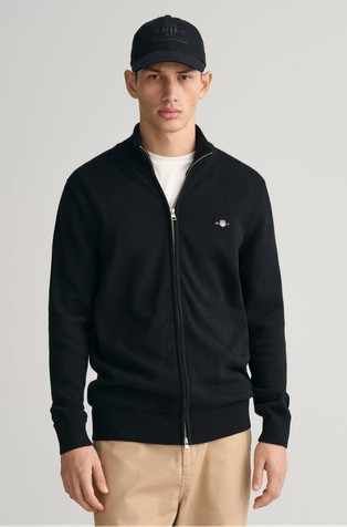 Pamučni kardigan s patentnim zatvaračem