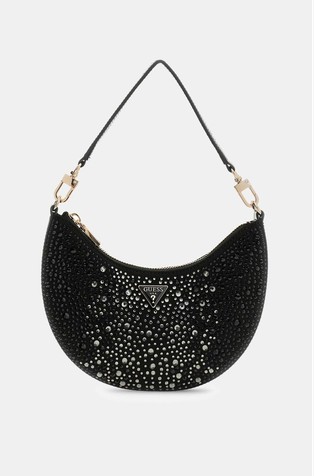 Tasmin Rhinestones Mini Hobo Bag