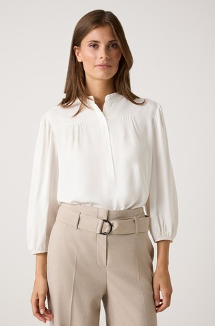 Viscose blouse with buttons