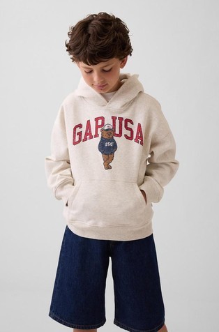 Kids VintageSoft Relaxed Brannan Bear Logo Hoodie