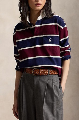 Oversize Cotton Rugby Shirt