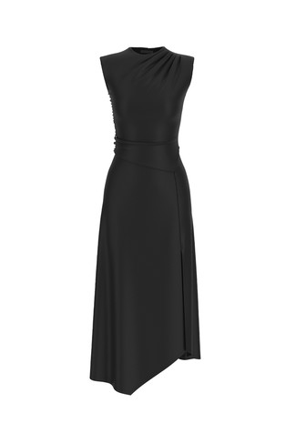 Asimetrična haljina bez rukava