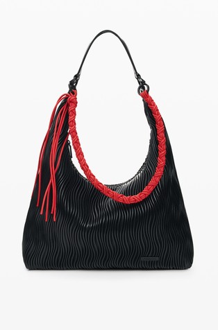 Srednje velika torba s reljefnim uzorkom